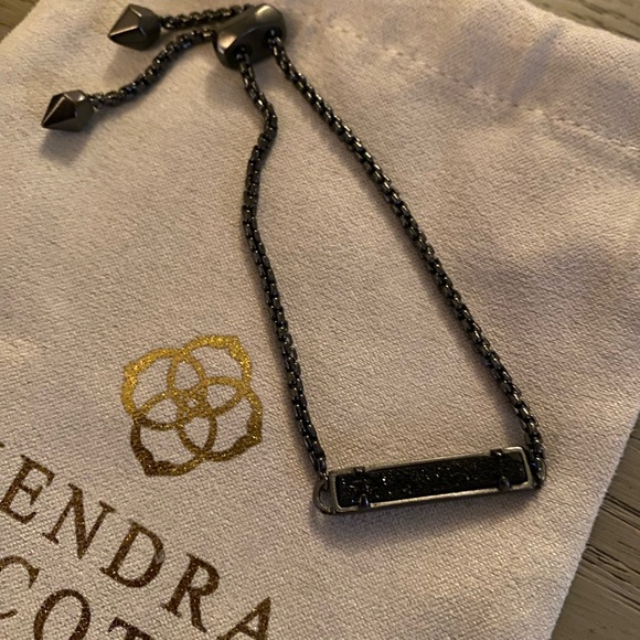 Pretty Kendra Scott black studded bracelet. - Picture 2 of 2